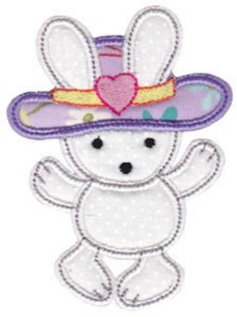 Picture of Spring Love Hearts Applique Machine Embroidery Design
