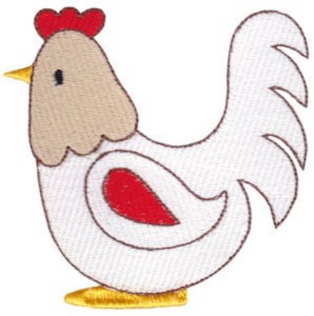Picture of Spring Splendor Chicken Machine Embroidery Design