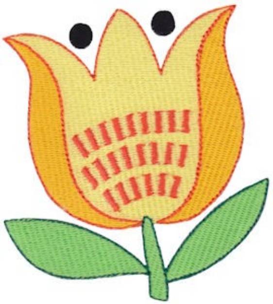 Picture of Spring Splendor Tulip Machine Embroidery Design