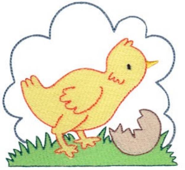Picture of Easter Delights Chick Machine Embroidery Design