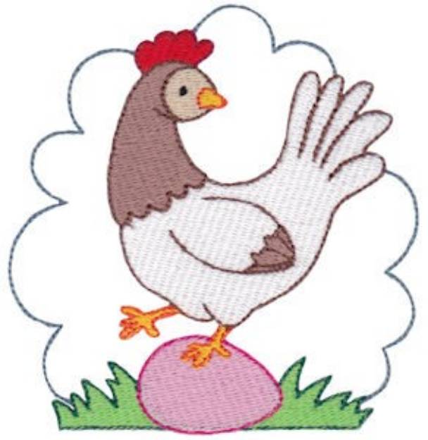 Picture of Easter Delights Chicken Machine Embroidery Design