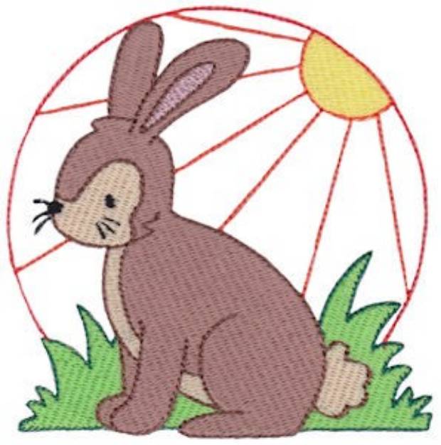 Picture of Easter Delights Bunny Rabbit Machine Embroidery Design