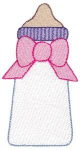 Picture of Baby Simplicity Bottle Machine Embroidery Design