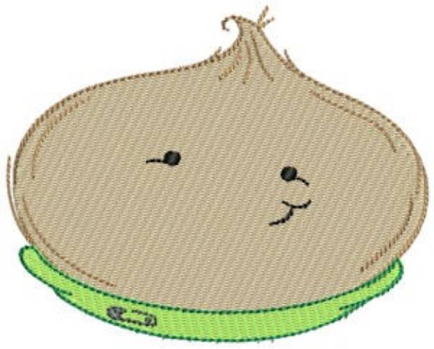 Picture of Baby Bites Onion Machine Embroidery Design