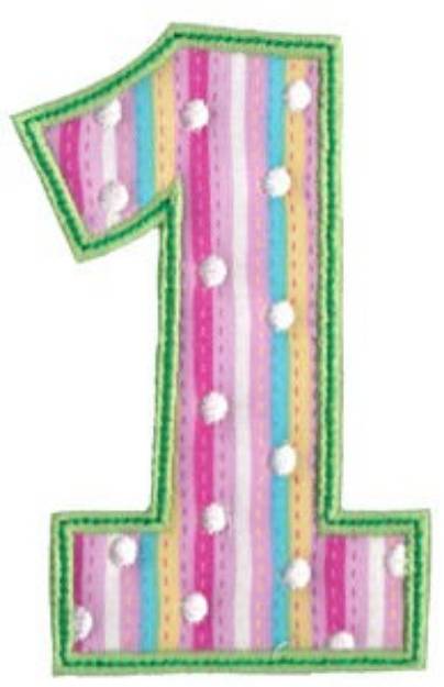 Picture of Birthday Girl Applique One Machine Embroidery Design
