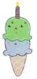 Picture of 2nd Birthday Ice Cream Machine Embroidery Design