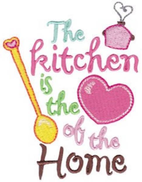 Picture of The Heart Of Home Machine Embroidery Design