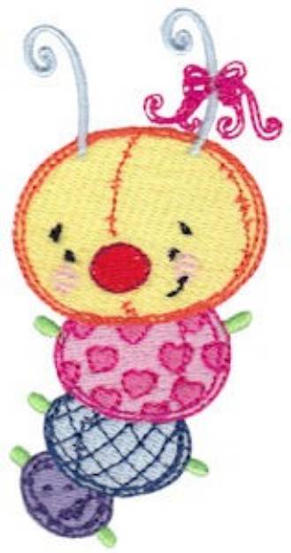 Picture of Baby Doll Caterpillar Machine Embroidery Design