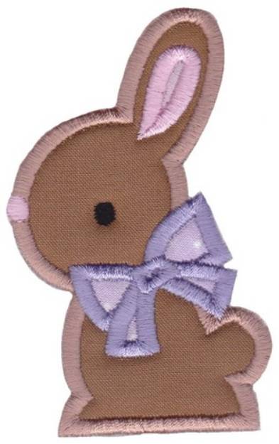 Picture of Easter Bunny Applique Too Machine Embroidery Design