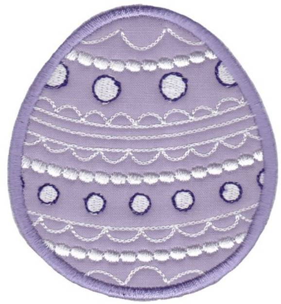 Picture of Easter Applique Too Egg Machine Embroidery Design