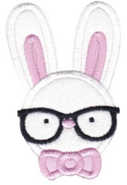 Picture of Easter Applique Too Rabbit Machine Embroidery Design