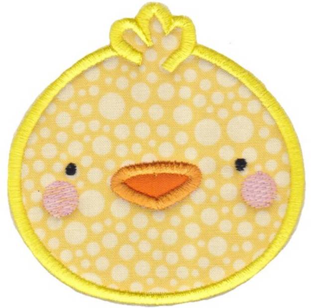 Picture of Easter Applique Too CHick Machine Embroidery Design