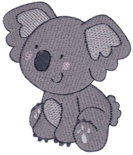 Picture of Australian Animal Koala Machine Embroidery Design