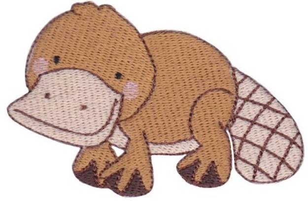 Picture of Australian Animal Platypus Machine Embroidery Design