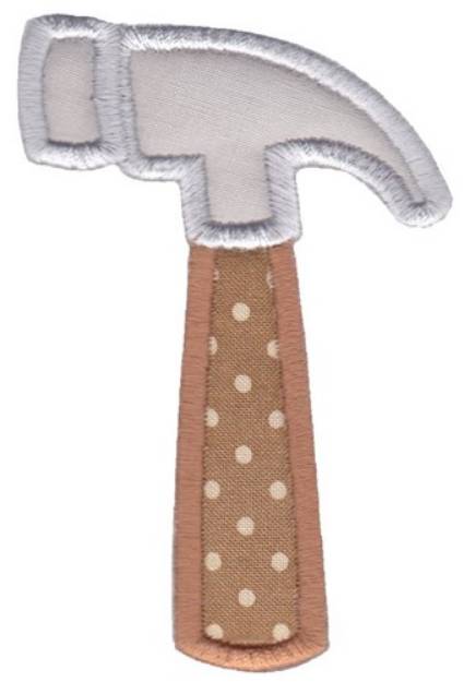 Picture of Construction Applique Hammer Machine Embroidery Design