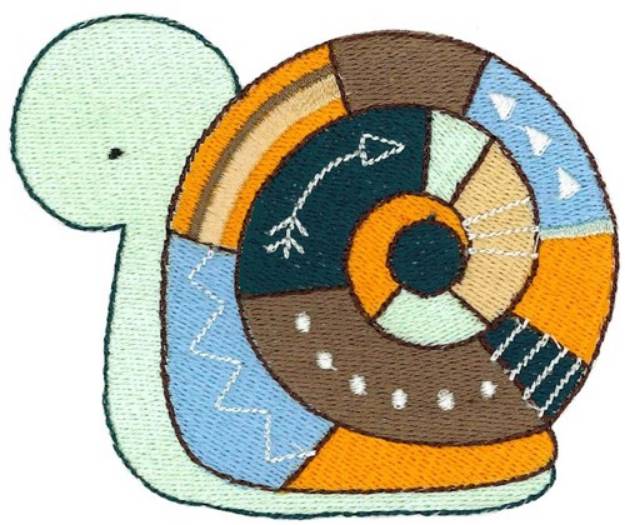 Picture of Tribal Animal Snail Machine Embroidery Design