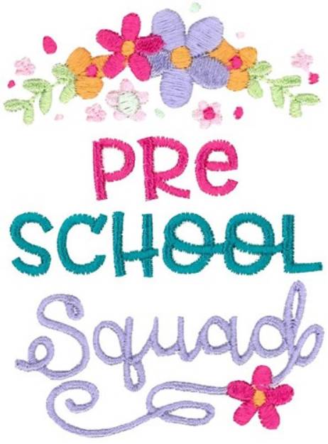 Picture of Preschool Squad Machine Embroidery Design