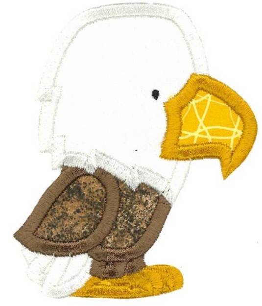 Picture of Boxy Eagle Applique Machine Embroidery Design