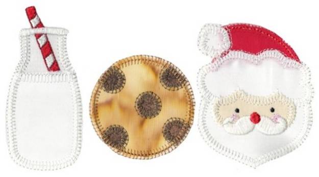 Picture of Christmas Trio Applique Machine Embroidery Design