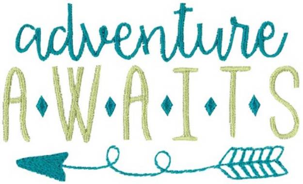 Picture of Adventure Awaits Machine Embroidery Design