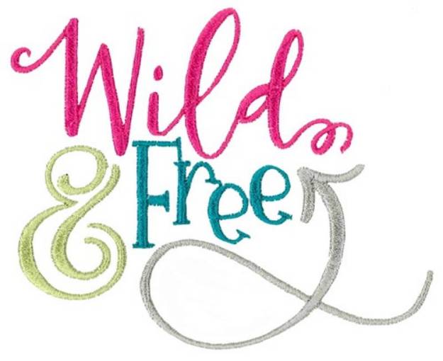 Picture of Wild And Free Machine Embroidery Design