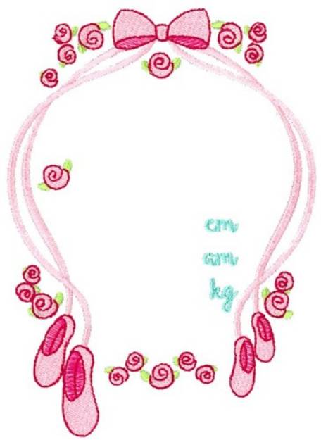 Picture of Birth Announcement Metric AM Machine Embroidery Design
