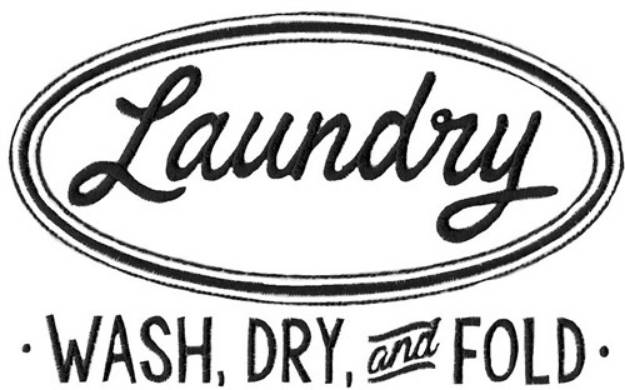 Picture of Laundry Machine Embroidery Design