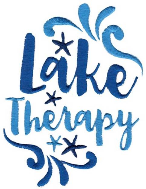 Picture of Lake Therapy Machine Embroidery Design