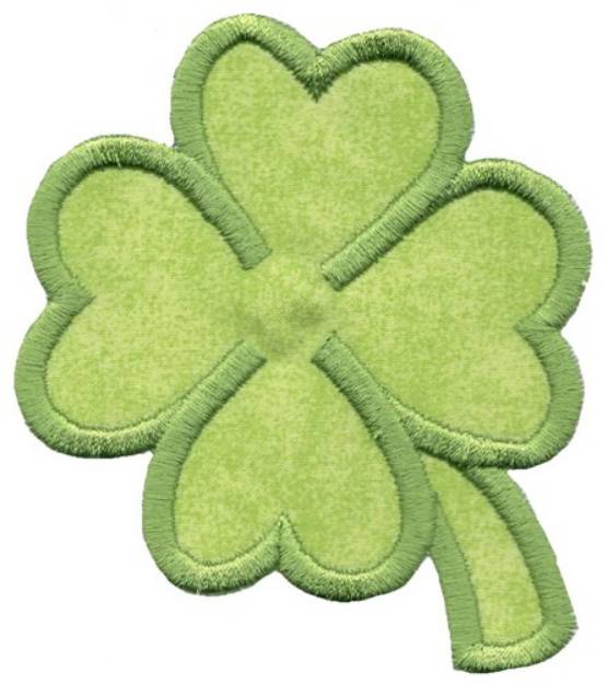Picture of Four Leaf Clover Applique Machine Embroidery Design