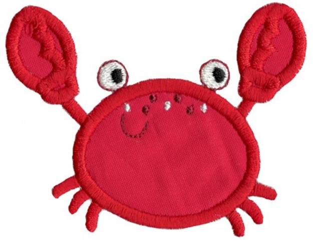 Picture of Crab Applique Machine Embroidery Design