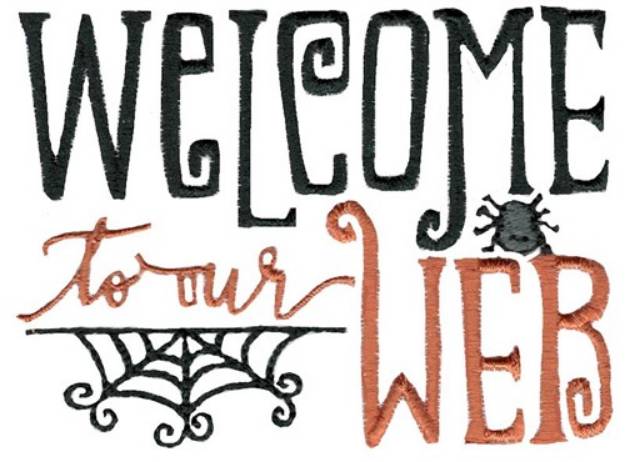 Picture of Welcome To Our Web Machine Embroidery Design