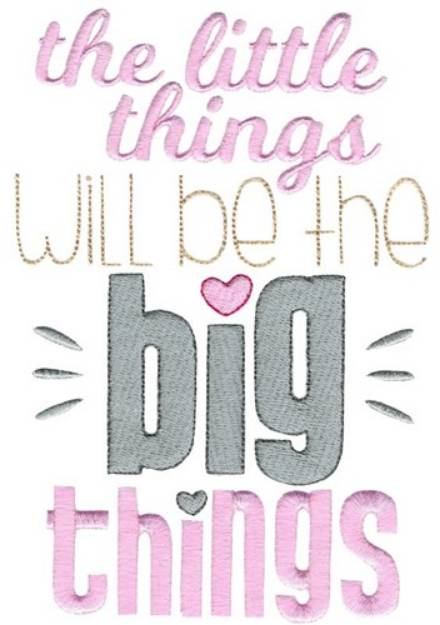 Picture of The Little Things Machine Embroidery Design