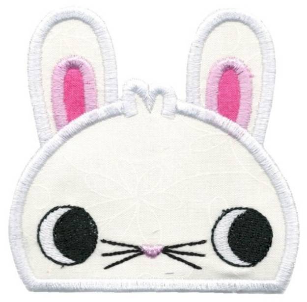 Picture of Boy Bunny Topper Applique Machine Embroidery Design