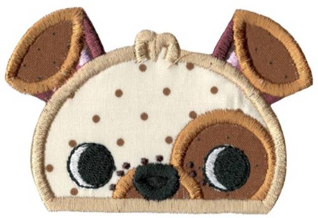 Picture of Boy Dog Topper Applique Machine Embroidery Design