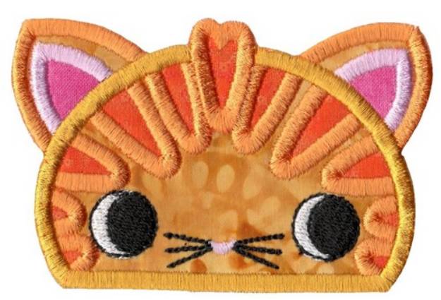 Picture of Boy Cat l Topper Applique Machine Embroidery Design
