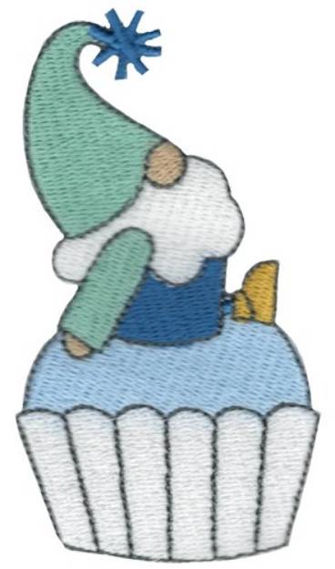 Picture of Cupcake Gnome Machine Embroidery Design