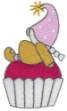 Picture of Cupcake Girl Gnome Machine Embroidery Design