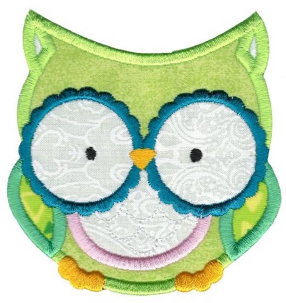 Picture of Adorable Owls Applique 2 Machine Embroidery Design
