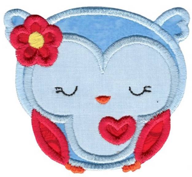 Picture of Adorable Owls Applique 7 Machine Embroidery Design
