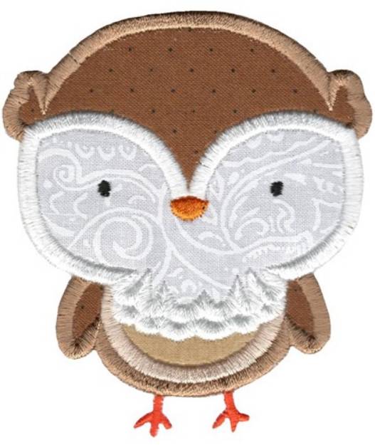 Picture of Adorable Owls Applique 8 Machine Embroidery Design