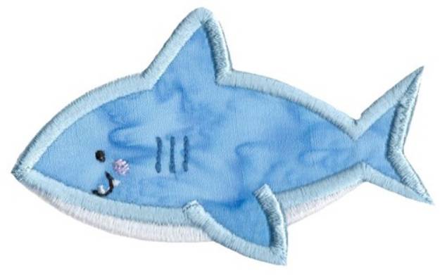 Picture of Boxy Shark Applique Machine Embroidery Design