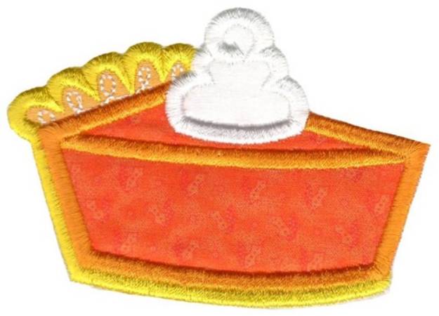 Picture of Pumpkin Pie Applique Machine Embroidery Design