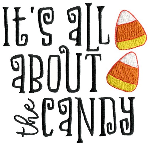 Its All About The Candy Machine Embroidery Design