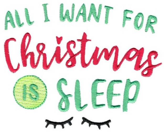 Picture of I Want Christmas Sleep!