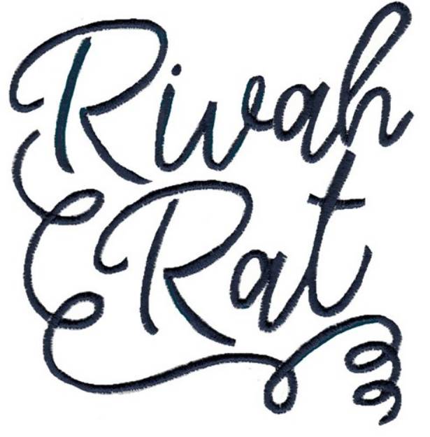 Picture of Rivah Rat Machine Embroidery Design