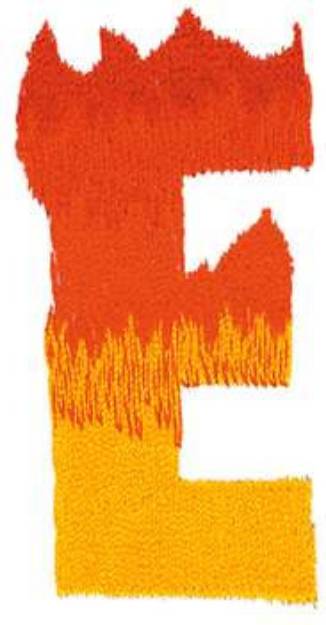 Picture of Burning E Machine Embroidery Design