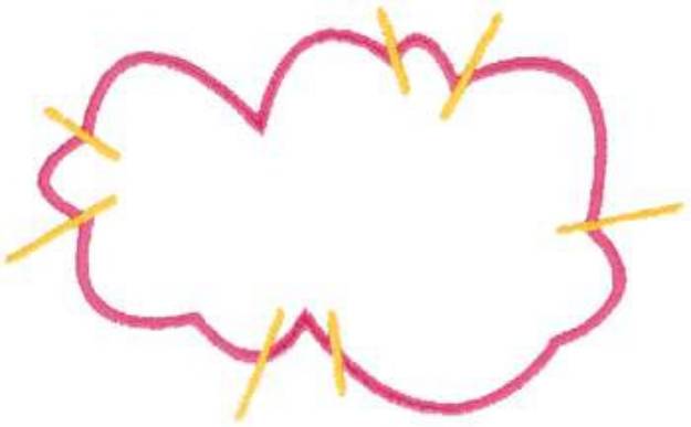 Picture of Cloud Border Machine Embroidery Design
