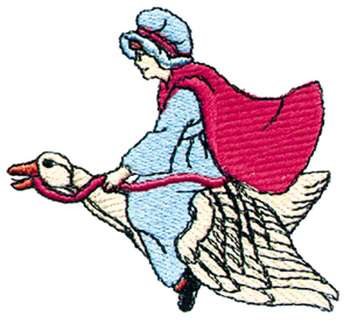 Mother Goose Machine Embroidery Design