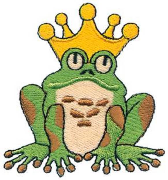 Picture of Frog Prince Machine Embroidery Design