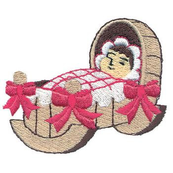 Rock-a-bye Baby Machine Embroidery Design